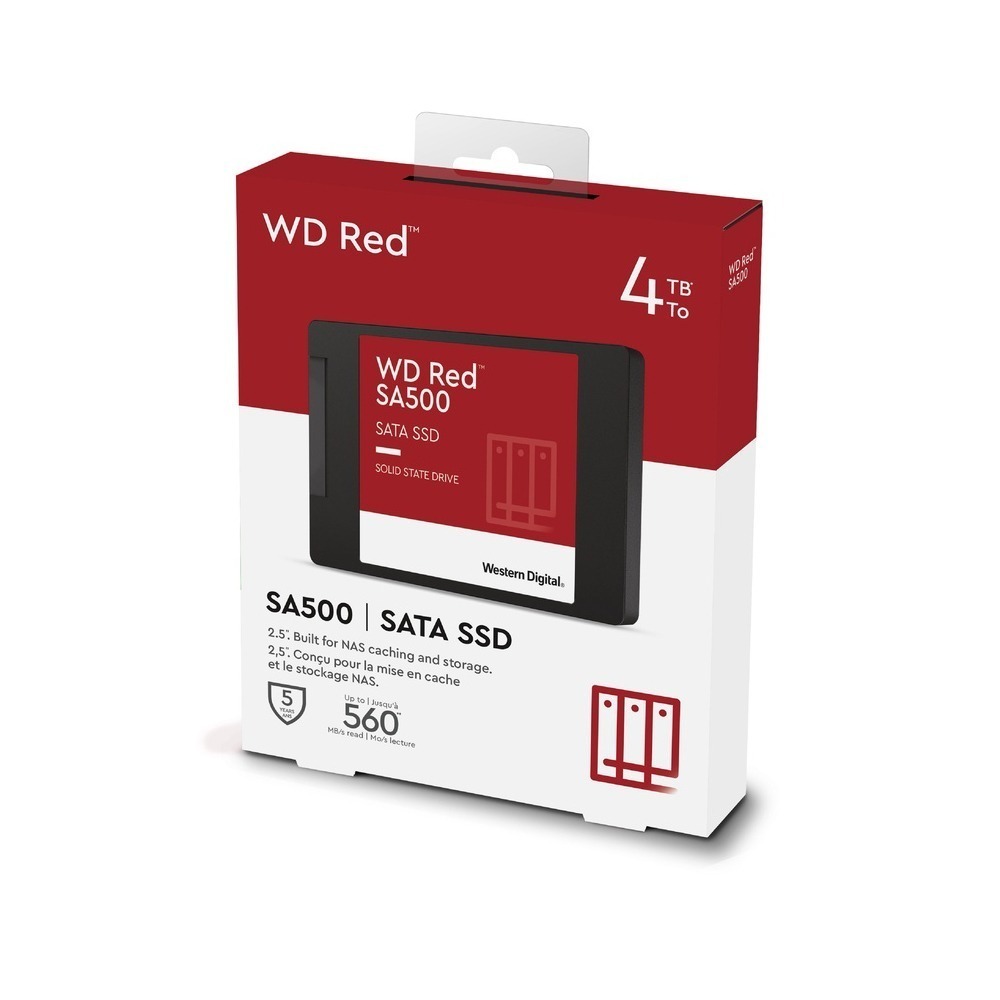 威騰 WD Red 紅標 SA500 500G 1TB 2TB 4TB NAS SATA SSD 2.5 吋 固態硬碟-細節圖8