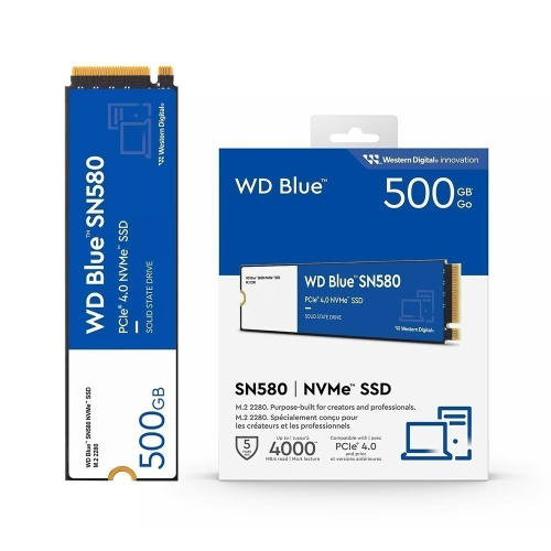 威騰 WD Blue 藍標 SN580 500G 1TB 2TB M.2 2280 PCIe SSD 固態硬碟