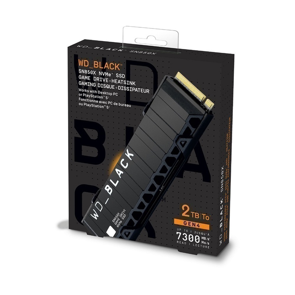 威騰 WD_BLACK SN850X 1TB 2TB 4TB M.2 NVMe SSD 固態硬碟 配備散熱片-細節圖5