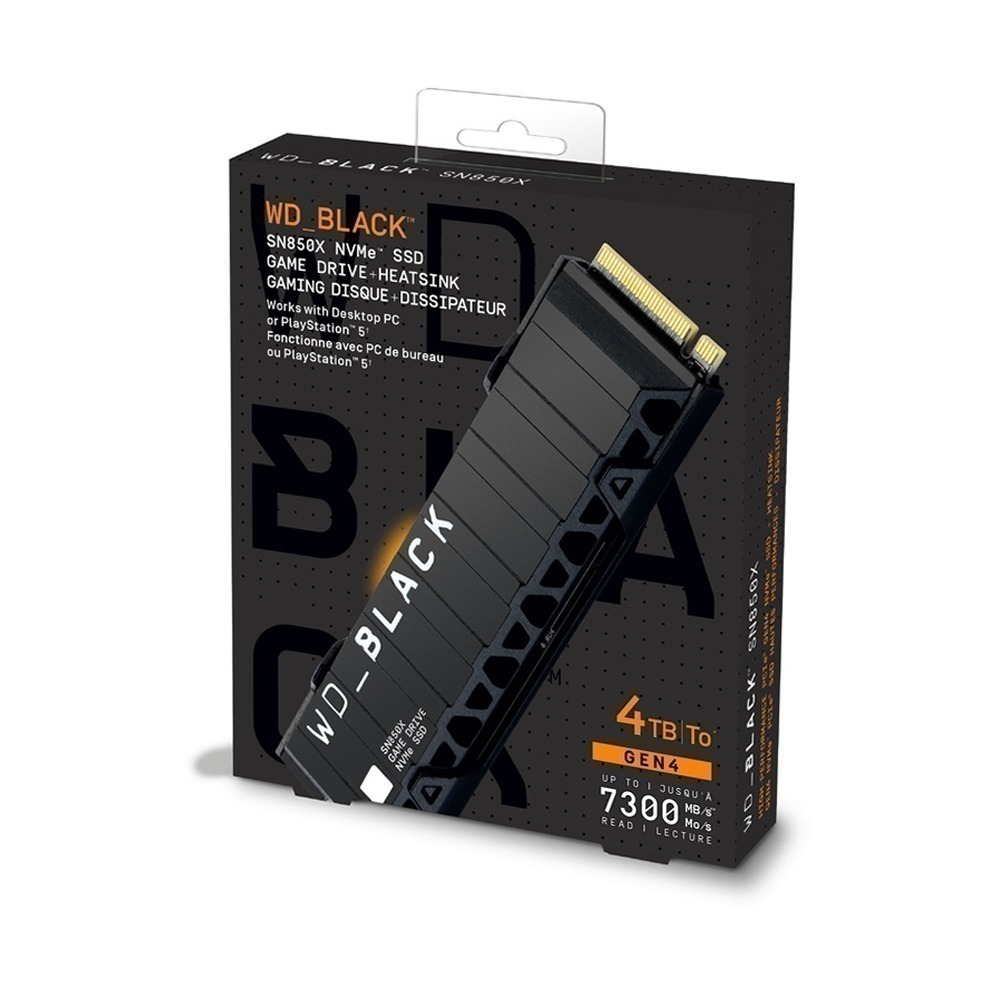 威騰 WD_BLACK SN850X 1TB 2TB 4TB M.2 NVMe SSD 固態硬碟 配備散熱片-細節圖6