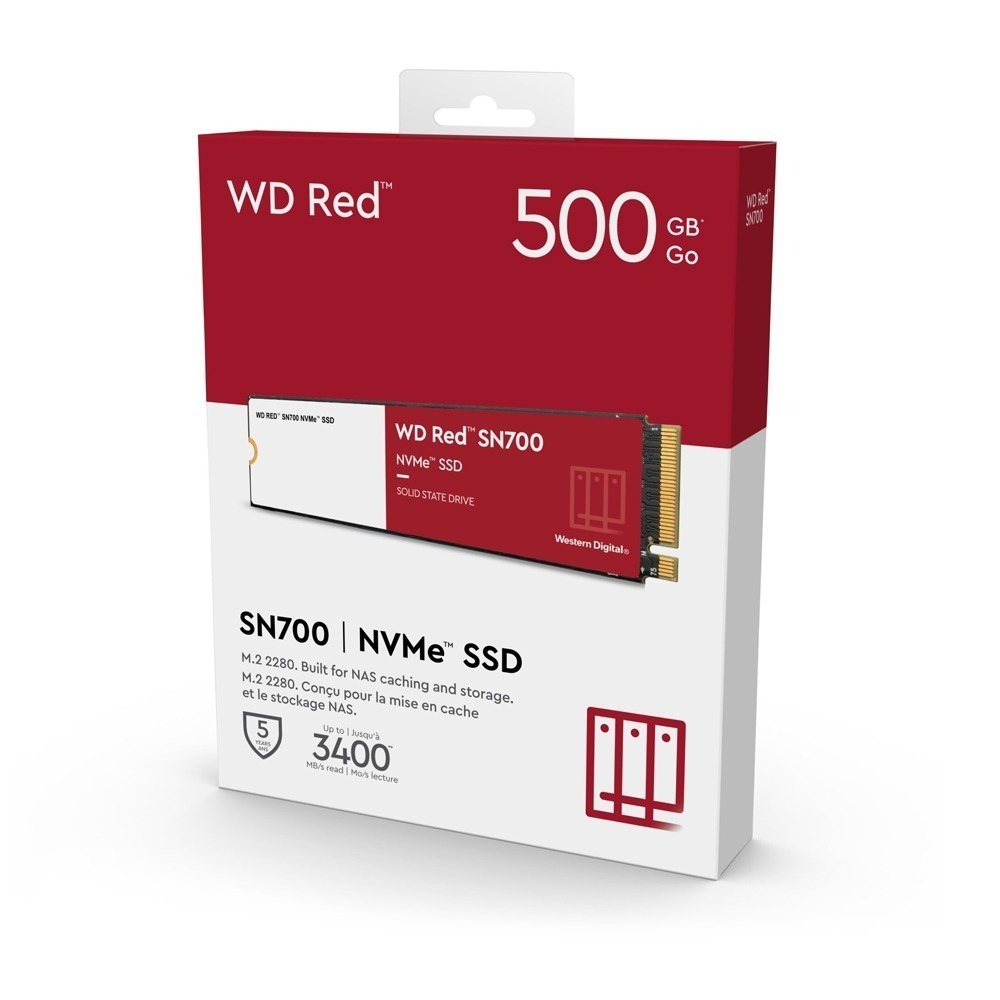 WD Red 紅標 SN700 NVMe SSD 500G 1TB 2TB 4TB PCle M.2 2280 固態硬碟-細節圖3