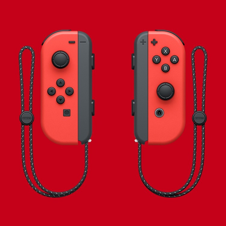 任天堂 Nintendo Switch OLED 主機 瑪利歐 亮麗紅 台灣公司貨 一年保固-細節圖4