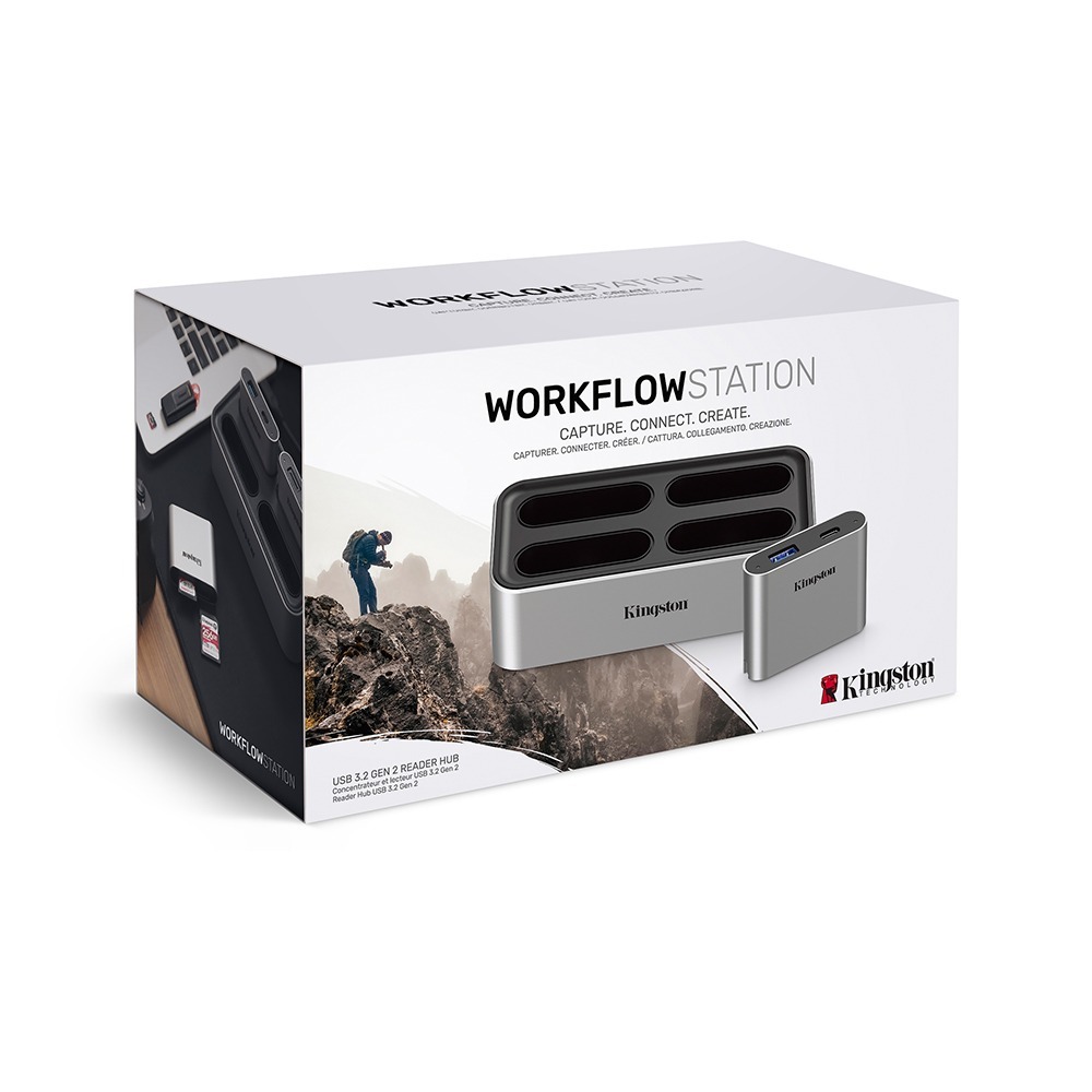 Kingston 金士頓 Workflow Station 讀卡機模組座 讀卡機 USB 3.2 台灣公司貨 二年保固-細節圖3