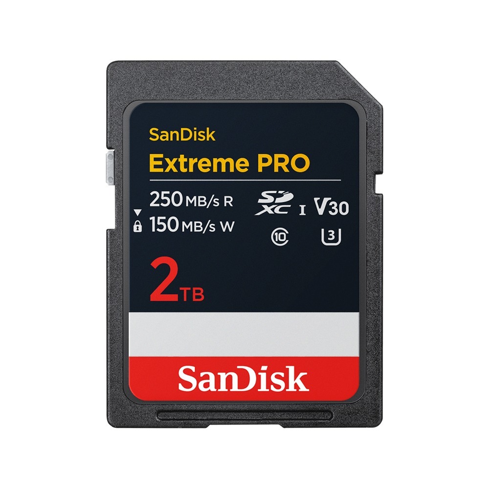 SanDisk 2TB 新版 Extreme PRO SDXC UHS-I U3 專業攝影 250MB/s 高速 記憶卡-細節圖2