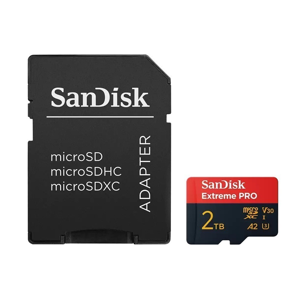 SanDisk 2TB Extreme Pro 記憶卡 A2 V3 UHS-I U3 microSD GoPro適用-細節圖3