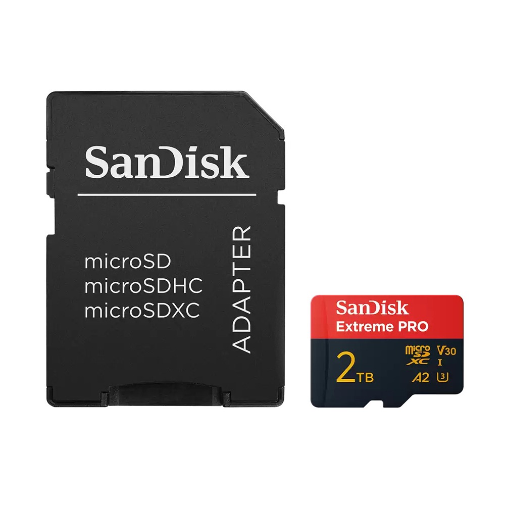 SanDisk 2TB Extreme Pro 記憶卡 A2 V3 UHS-I U3 microSD GoPro適用-細節圖3