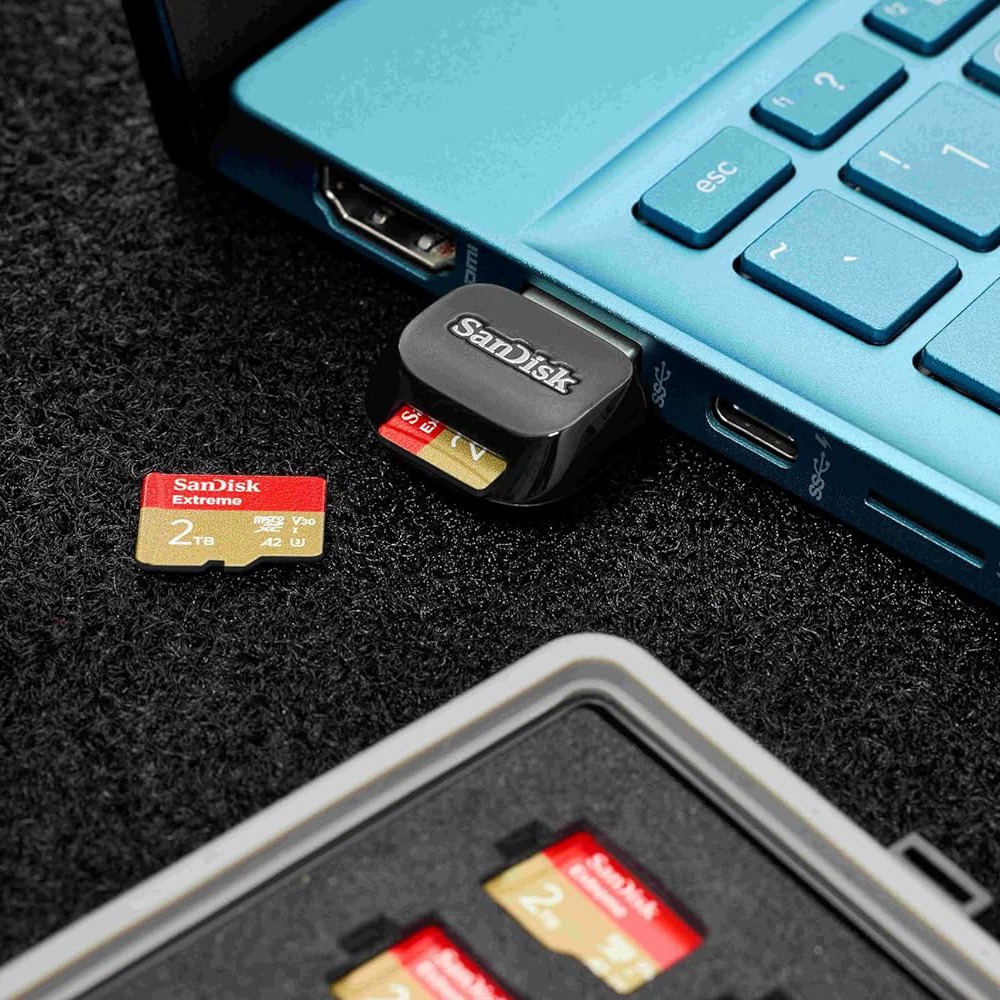 SanDisk QuickFlow MicroSD USB-A 讀卡機 UHS-I 小卡適用-細節圖2