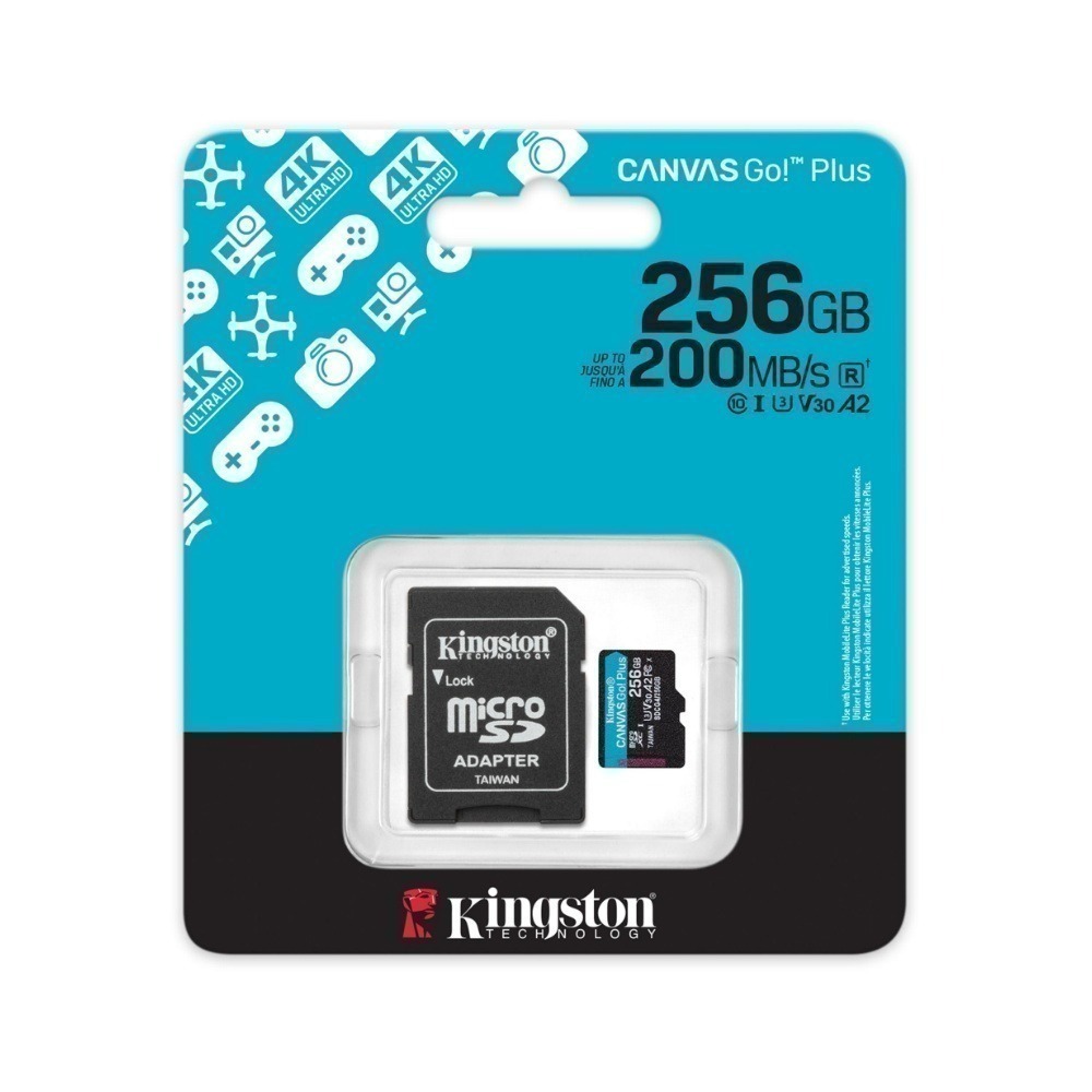 Kingston Canvas Go!Plus SDCG4 microSD 高速記憶卡 U3 V30 A2-細節圖6
