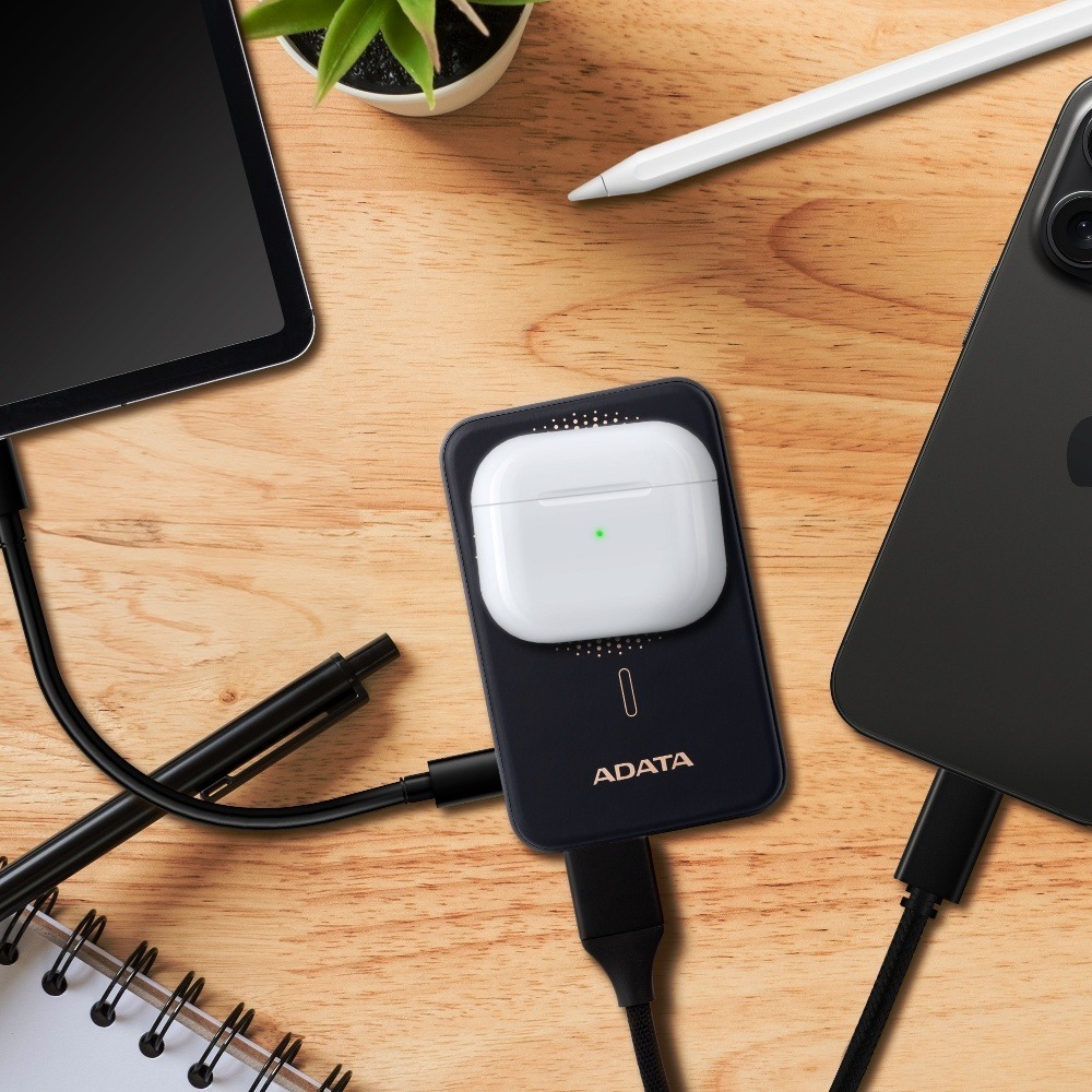 ADATA 威剛 R100 磁吸式行動電源 10000mAh 快充 Magsafe 無線充電 背蓋腳架-細節圖6