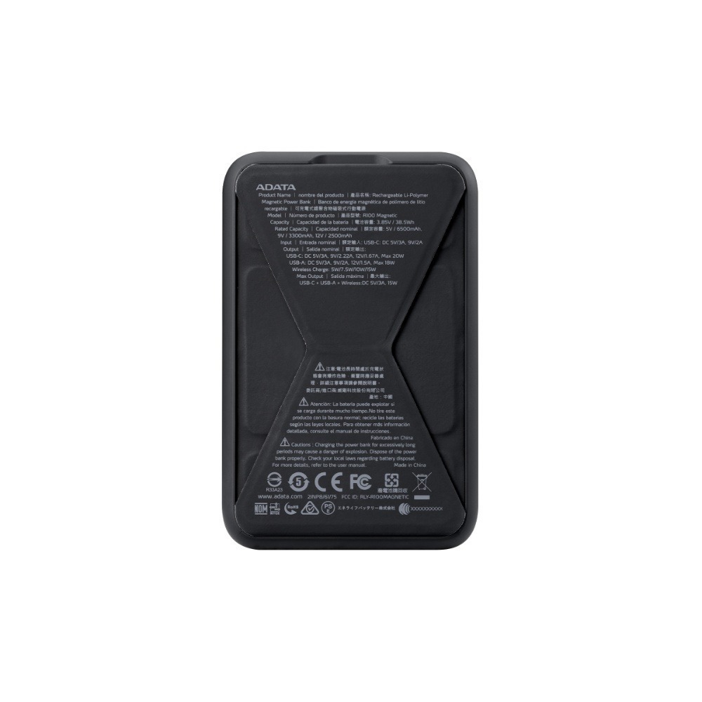 ADATA 威剛 R100 磁吸式行動電源 10000mAh 快充 Magsafe 無線充電 背蓋腳架-細節圖3