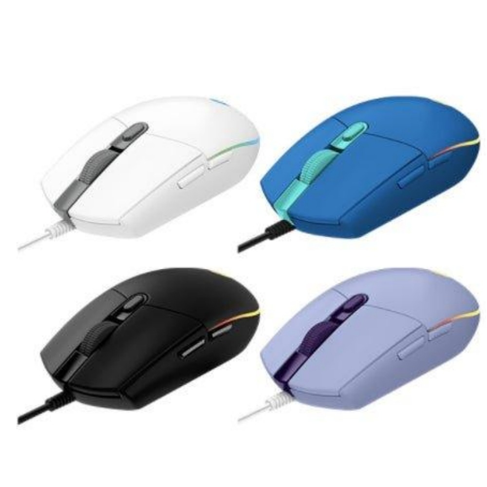Logitech 羅技 G102 LIGHTSYNC RGB 6 鍵 炫彩遊戲滑鼠 黑/白/藍/紫色-細節圖3
