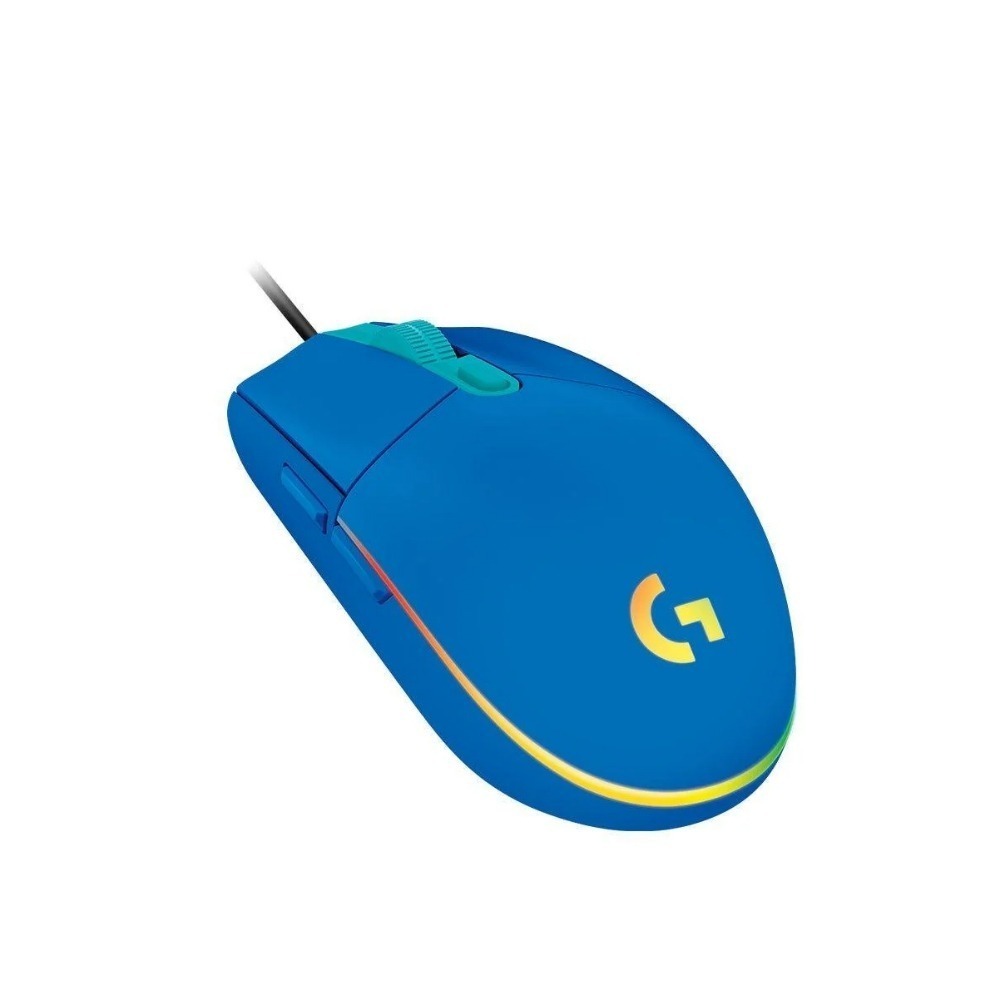 Logitech 羅技 G102 LIGHTSYNC RGB 6 鍵 炫彩遊戲滑鼠 黑/白/藍/紫色-細節圖5