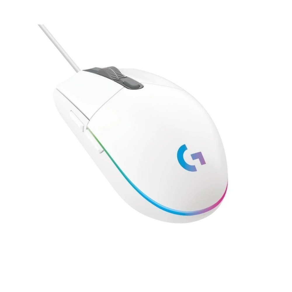 Logitech 羅技 G102 LIGHTSYNC RGB 6 鍵 炫彩遊戲滑鼠 黑/白/藍/紫色-細節圖7