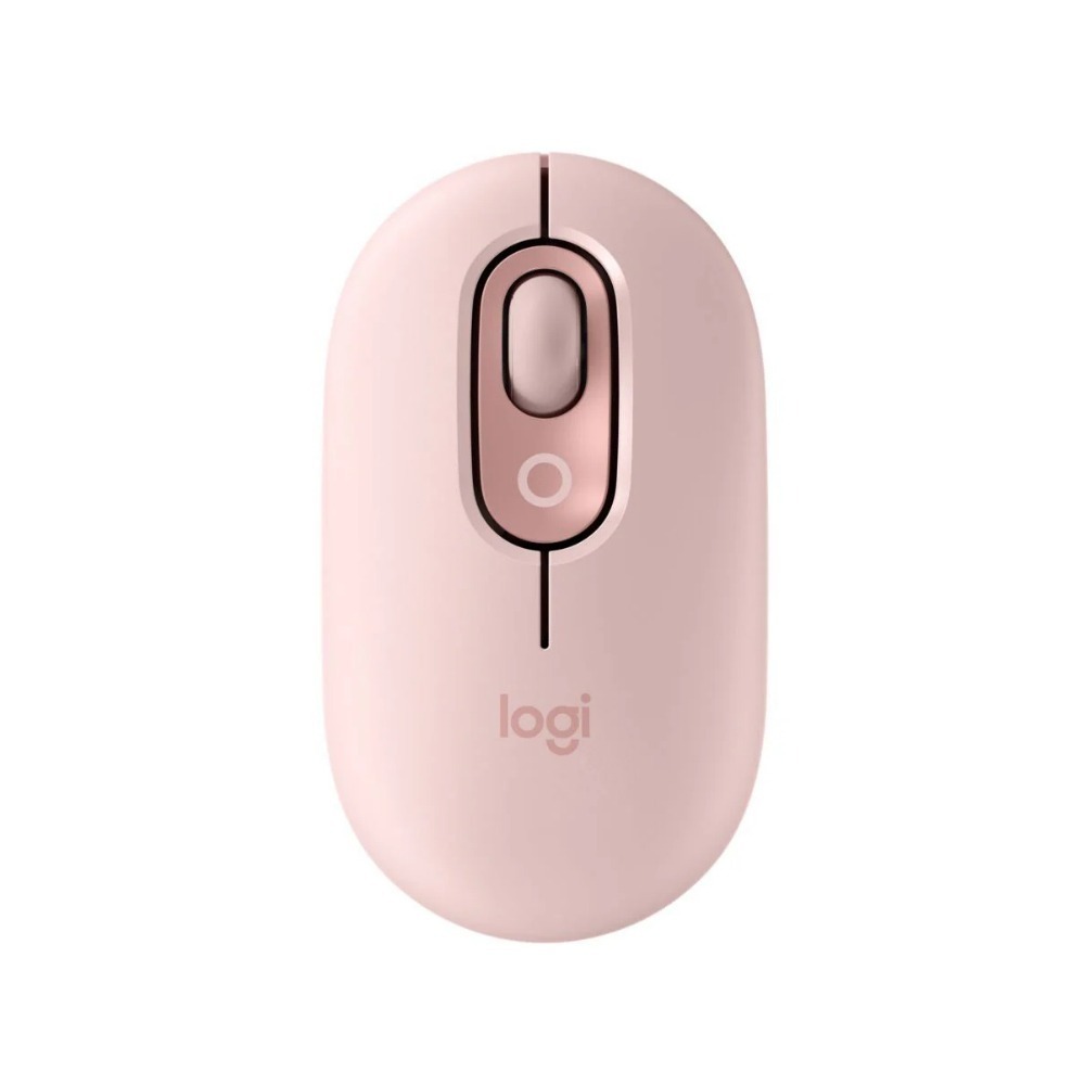 Logitech 羅技 POP MOUSE 無線藍牙滑鼠 石墨黑/珍珠白/薰衣紫/玫瑰粉-細節圖5