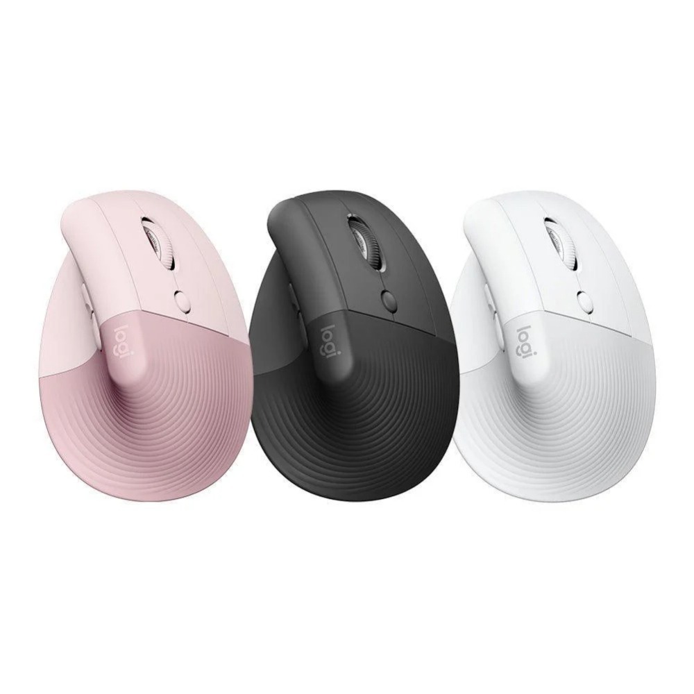 Logitech 羅技 LIFT人體工學垂直滑鼠 石墨灰/珍珠白/玫瑰粉 左手版-細節圖2