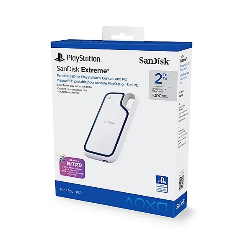 SanDisk Extreme V2 1TB 2TB 行動固態硬碟 適用 PS5 官方授權 SSD 外接硬碟-細節圖5