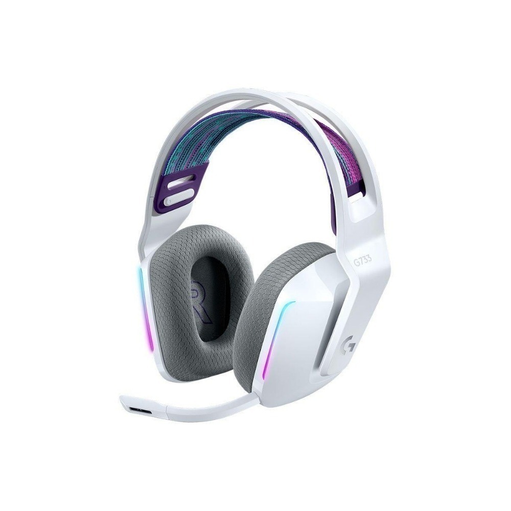 Logitech G 羅技 G733 LIGHTSPEED 無線 RGB 炫光 電競 耳機麥克風 黑/白/藍/紫-細節圖6