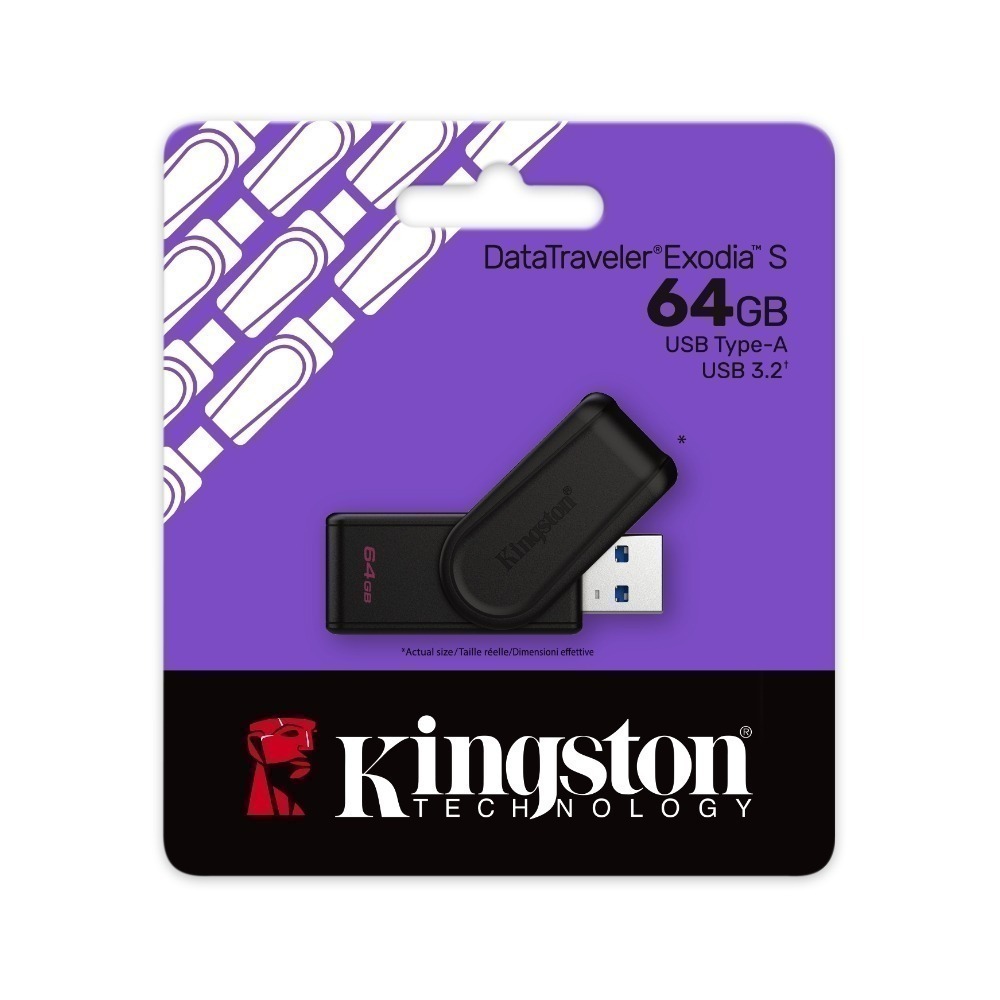 Kingston 64G 128G 256G 512G DataTraveler Exodia S USB3.2 隨身碟-細節圖2