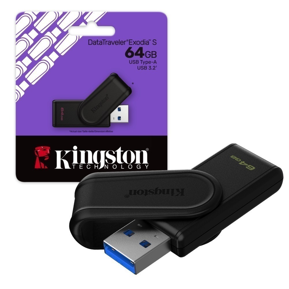 Kingston 64G 128G 256G 512G DataTraveler Exodia S USB3.2 隨身碟-規格圖5