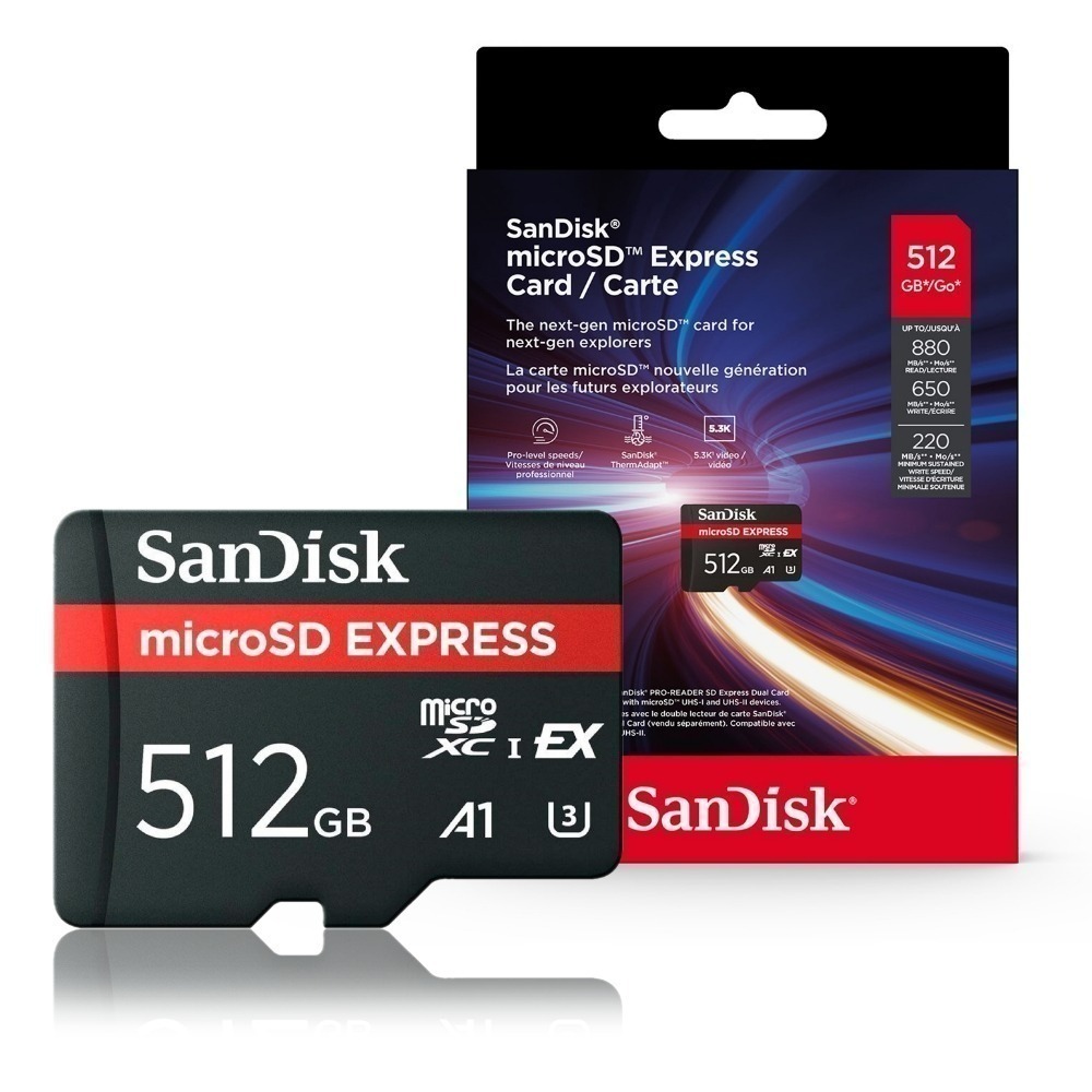 SanDisk EXPRESS 128G 256G 512G NS2專用 記憶卡 microSD A2 U3 UHS-I-細節圖5