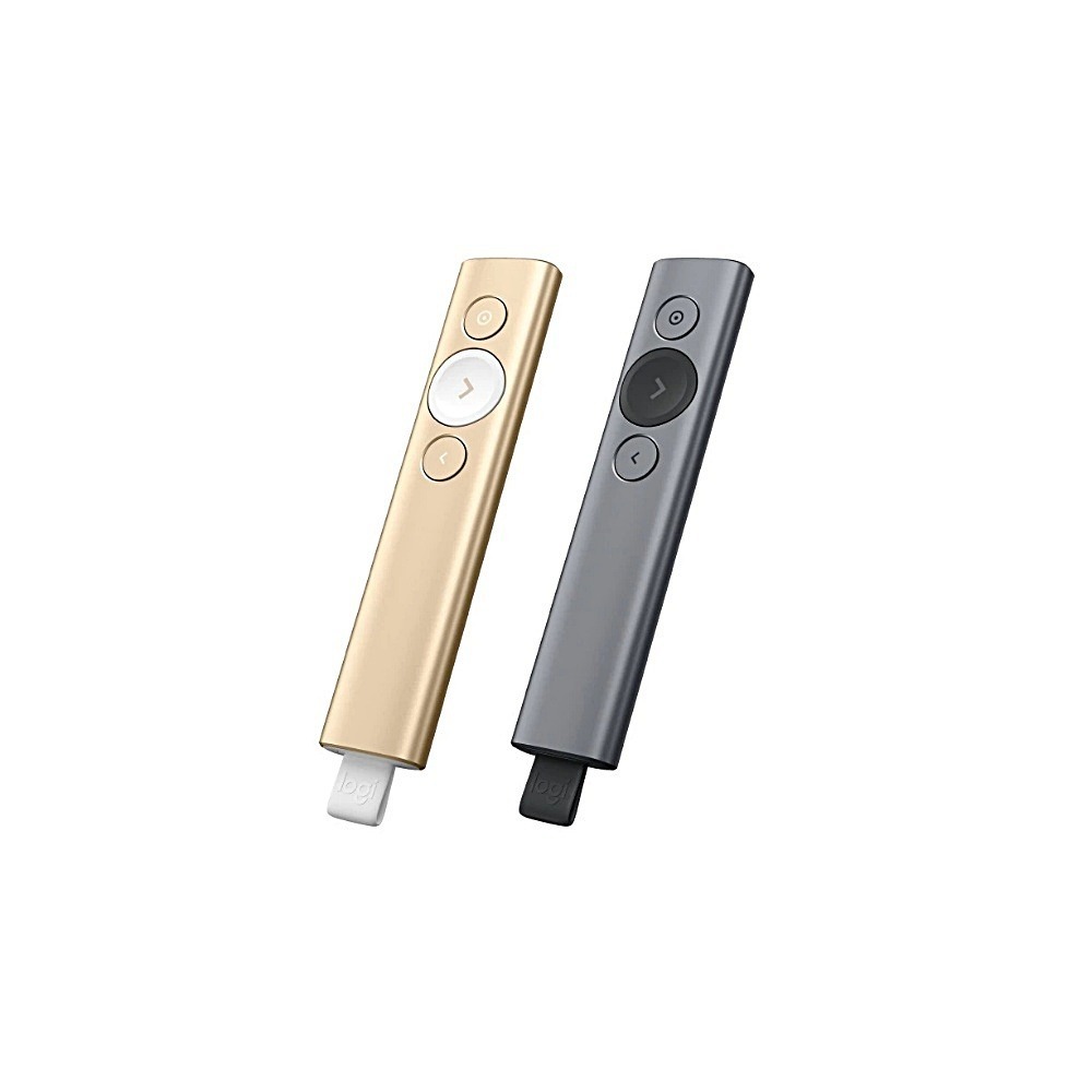 Logitech 羅技 Spotlight 簡報遙控器 質感灰/香檳金 台灣公司貨-細節圖4