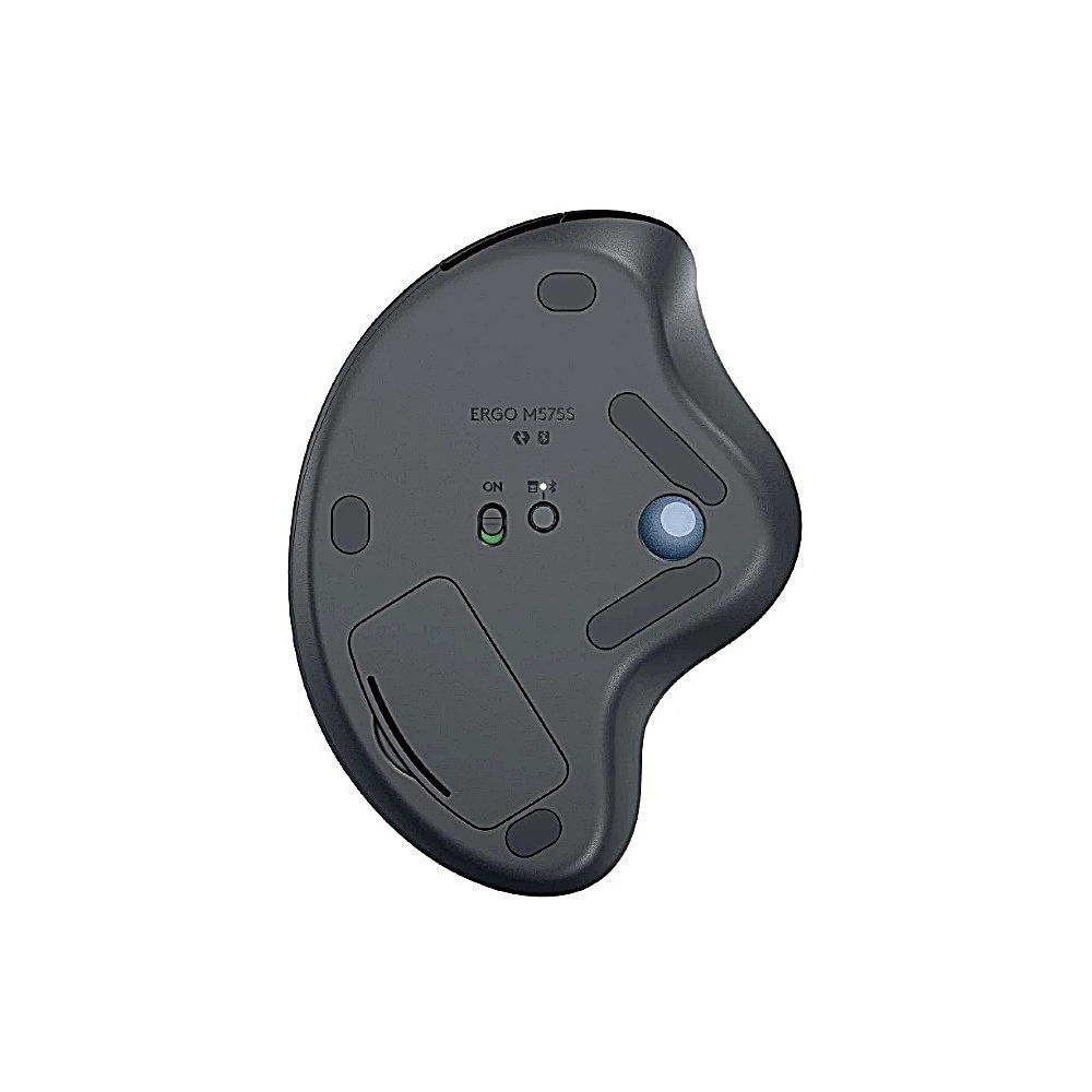 Logitech 羅技 ERGO M575S 軌跡球滑鼠 石墨黑/珍珠白-細節圖5