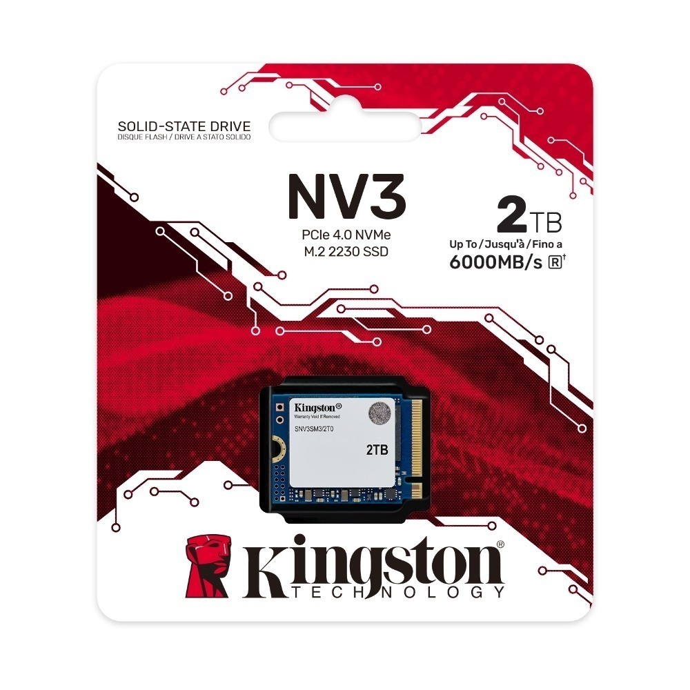 金士頓 500G 1TB 2TB NV3 PCIe 4.0 NVMe M.2 2230 SSD 高速固態硬碟-細節圖5