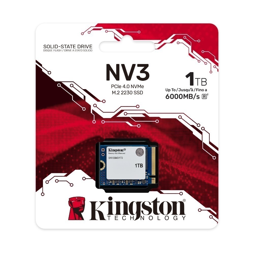 金士頓 500G 1TB 2TB NV3 PCIe 4.0 NVMe M.2 2230 SSD 高速固態硬碟-細節圖4