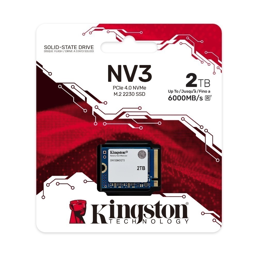 金士頓 500G 1TB 2TB NV3 PCIe 4.0 NVMe M.2 2230 SSD 高速固態硬碟-細節圖5