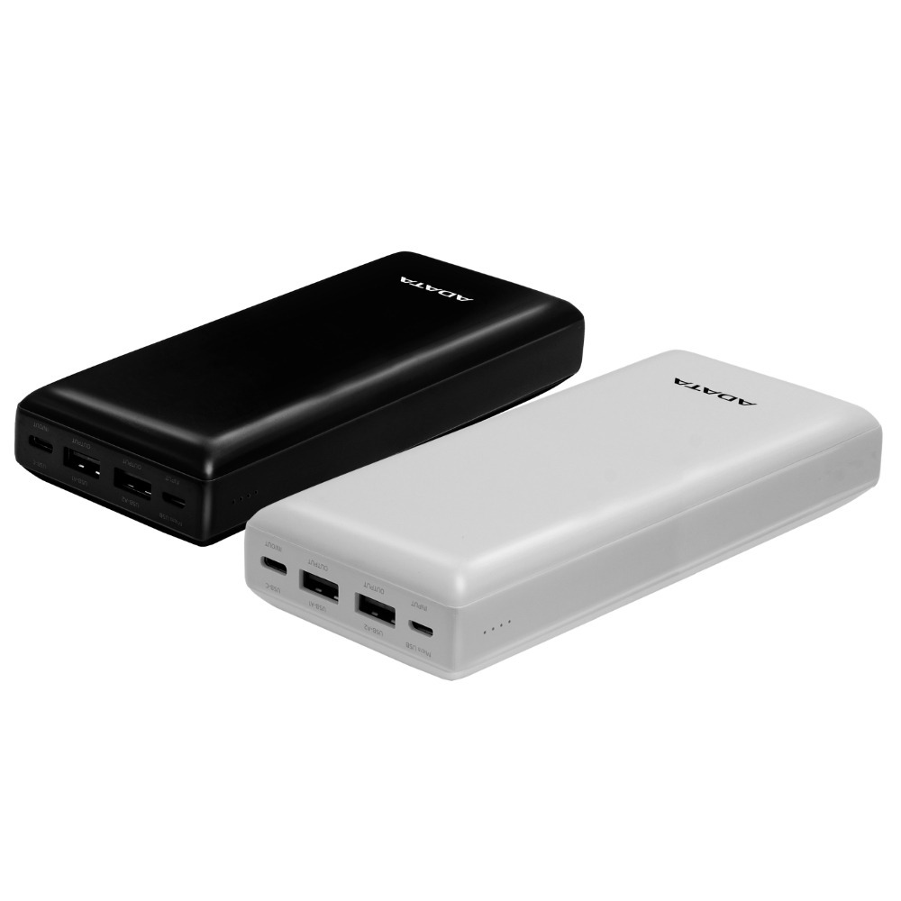 ADATA 威剛 C20 行動電源 20000mAh 3孔輸出 黑/白 公司貨-細節圖2