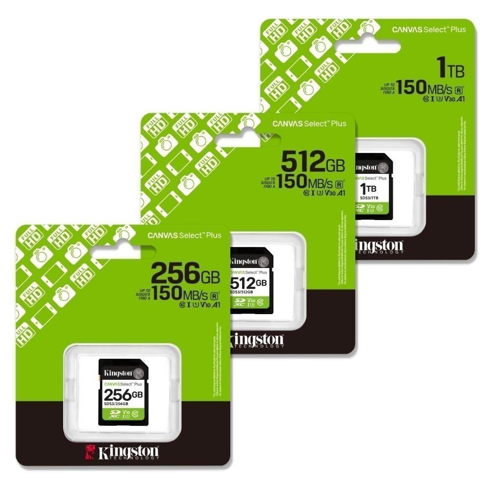 金士頓 Canvas Select Plus SDXC 64GB 128G 256G 512G 1TB 相機記憶卡-細節圖3