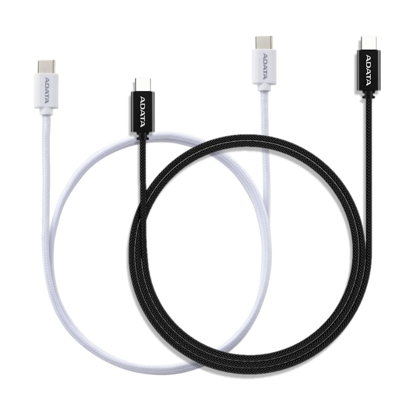 ADATA 威剛 USB-C to USB-C 2M 充電線 傳輸線 支援PD/QC快充 黑色-細節圖2