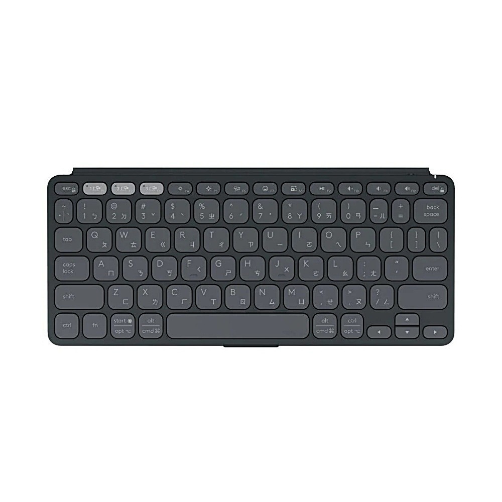 Logitech Keys-To-Go 2 輕巧藍牙鍵盤 iPad適用 石墨黑/珍珠白/薰衣紫-細節圖2