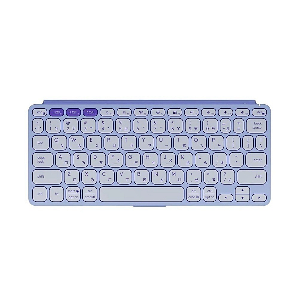 Logitech Keys-To-Go 2 輕巧藍牙鍵盤 iPad適用 石墨黑/珍珠白/薰衣紫-細節圖4