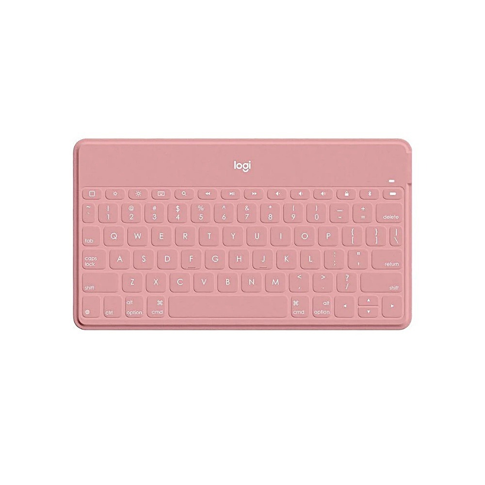 Logitech Keys-To-Go 輕巧藍牙鍵盤 適用iPhone iPad Apple TV 粉/黑色-細節圖3