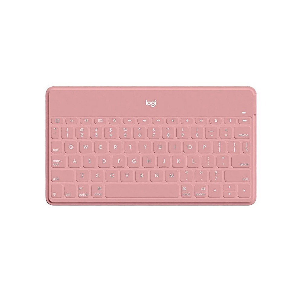 Logitech Keys-To-Go 輕巧藍牙鍵盤 適用iPhone iPad Apple TV 粉/黑色-細節圖3