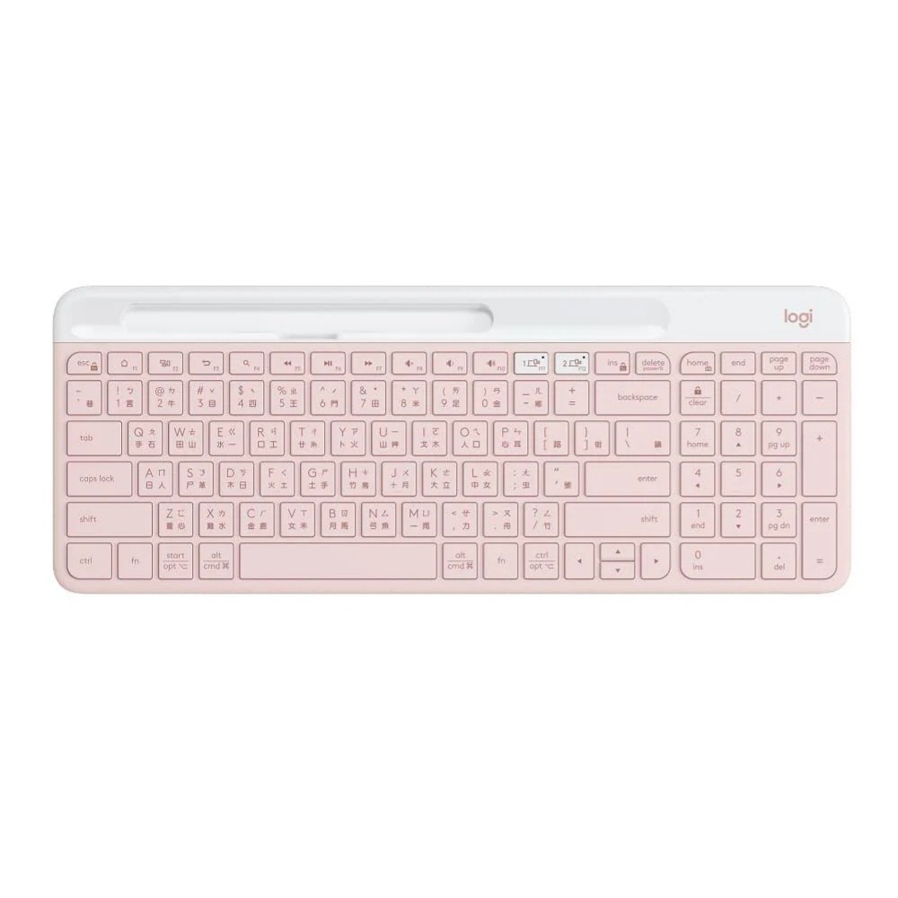 Logitech 羅技 K580 超薄 跨平台無線藍牙鍵盤 粉/石墨黑/珍珠白-細節圖4