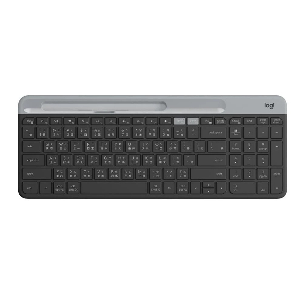 Logitech 羅技 K580 超薄 跨平台無線藍牙鍵盤 粉/石墨黑/珍珠白-細節圖3