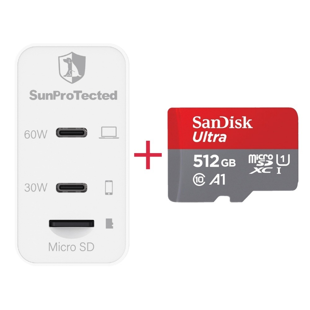 HODA 回憶捕手 GaN氮化鎵60W智慧備份電源供應器 送Sandisk 512G 1TB 高速記憶卡 公司貨-規格圖5