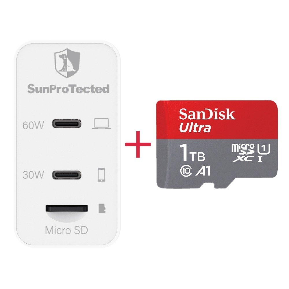 HODA 回憶捕手 GaN氮化鎵60W智慧備份電源供應器 送Sandisk 512G 1TB 高速記憶卡 公司貨-規格圖5