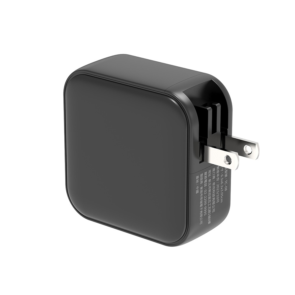 HODA 100W GaN氮化鎵 智慧方型四孔 電源供應器 / 極速智能 充電器 (內附100W C to C充電線)-細節圖4