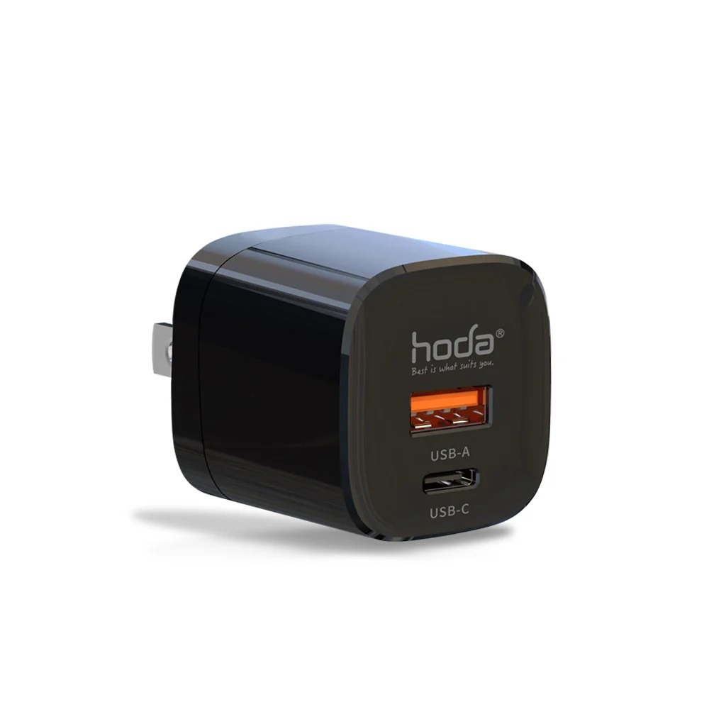 HODA 33W GaN氮化鎵 智慧雙孔 電源供應器 / 極速智能 充電器 豆腐頭 PD 快充-細節圖3