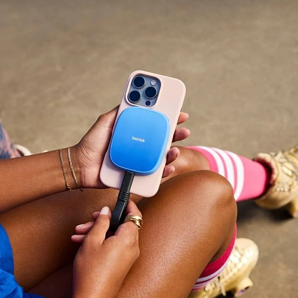 SanDisk 1TB 2TB Creator Phone 可攜帶 固態式 SSD硬碟 公司貨 MagSafe相容-細節圖3