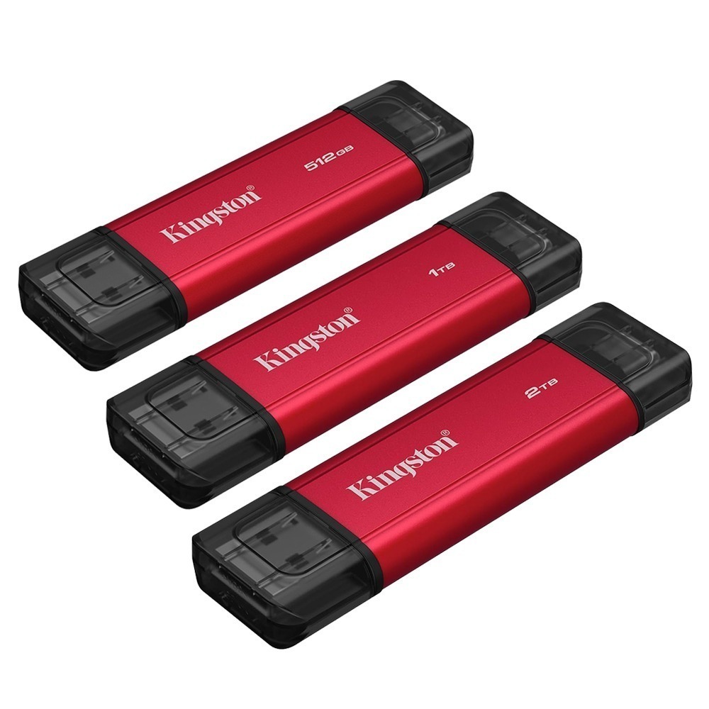 金士頓 512G 1TB 2TB Dual Portable SSD Type-A / Type-C 行動固態硬碟-細節圖2