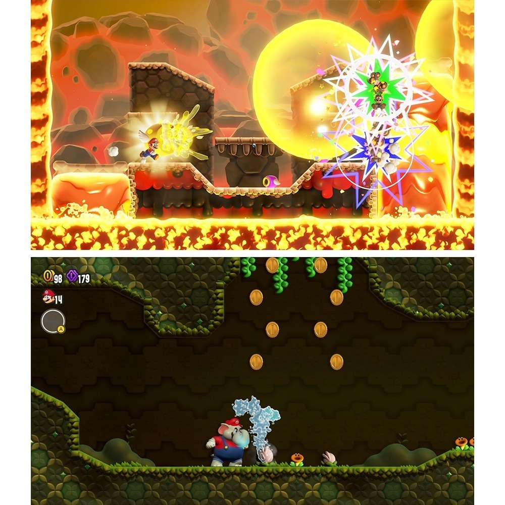 NS2 任天堂《 超級瑪利歐兄弟 驚奇 + 同遊鈴鈴公園 》實體卡帶 中文版 遊戲片-細節圖4