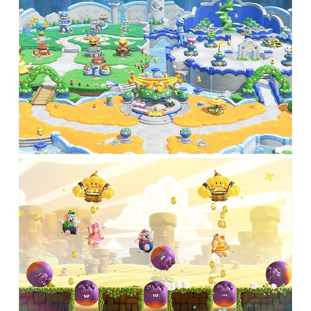 NS2 任天堂《 超級瑪利歐兄弟 驚奇 + 同遊鈴鈴公園 》實體卡帶 中文版 遊戲片-細節圖5