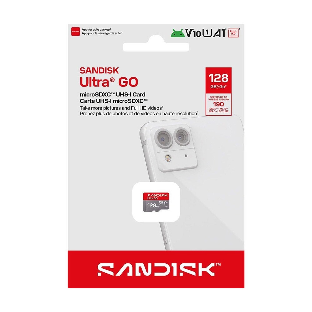 SanDisk Ultra GO 256G 512G 1TB 1.5TB U1 V10 A1 microSD 記憶卡-細節圖2