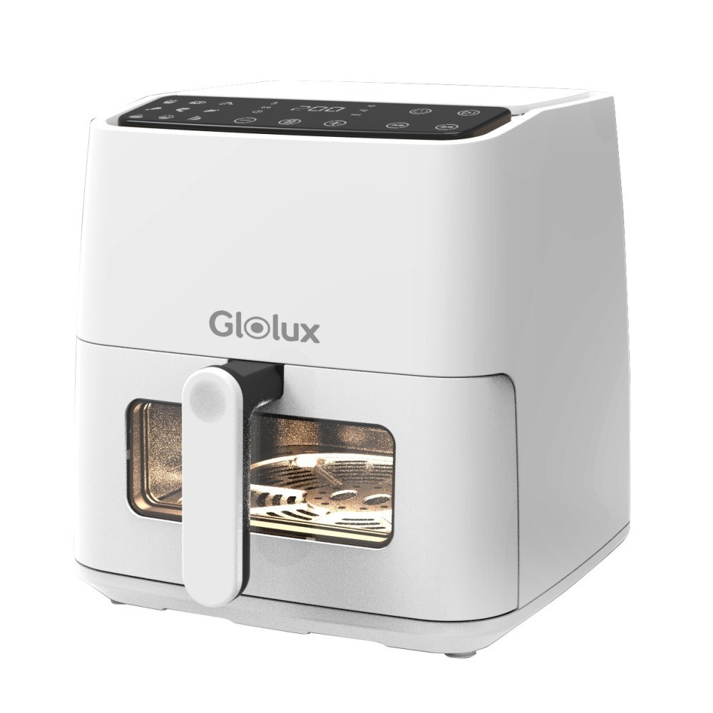 Glolux 6.2L 透視智能氣炸鍋 簡約白 (GL-OAF-6201)-細節圖2