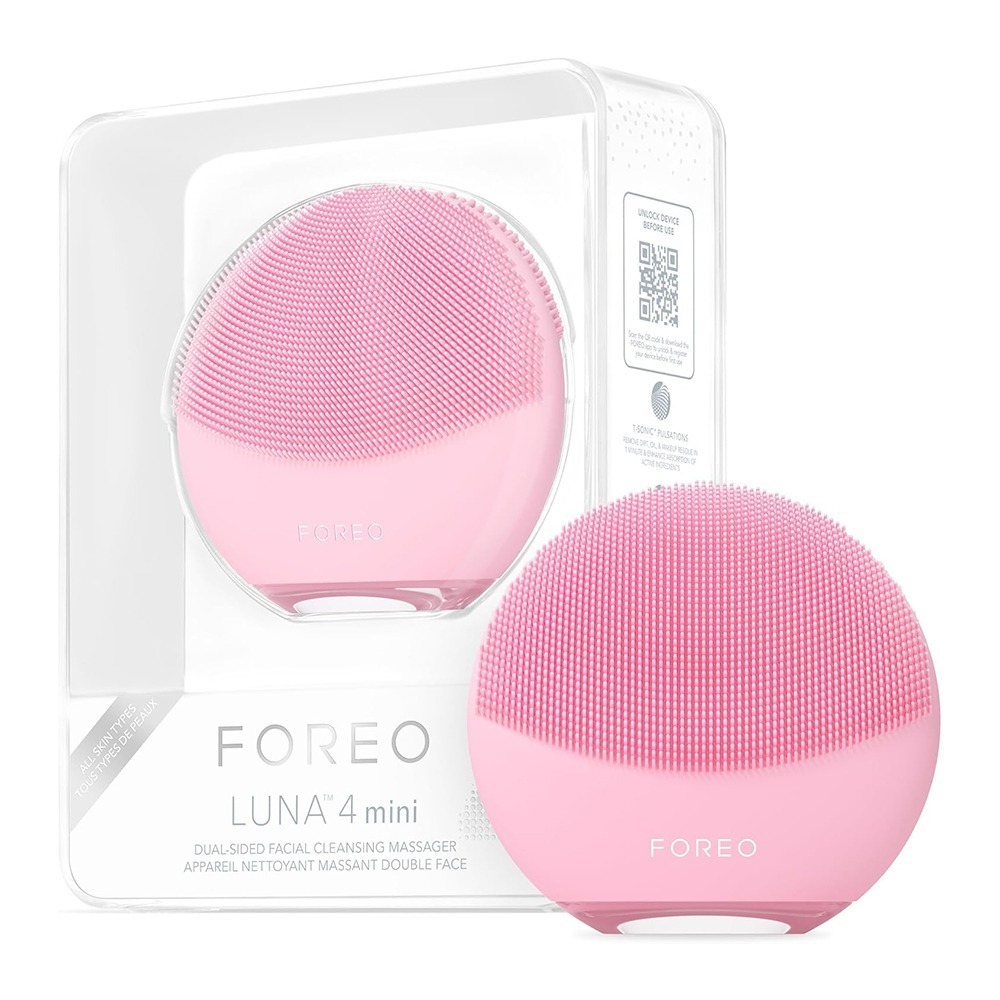 【FOREO】LUNA 4 Mini 智能雙面淨透潔面儀 洗臉機 天空藍/珊瑚紅/薰衣紫/浪漫粉-細節圖3