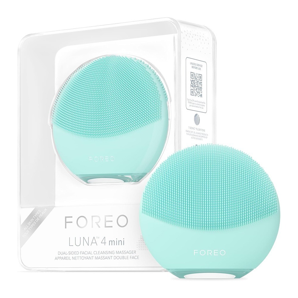 【FOREO】LUNA 4 Mini 智能雙面淨透潔面儀 洗臉機 天空藍/珊瑚紅/薰衣紫/浪漫粉-細節圖4